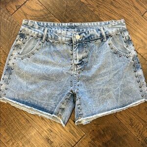 Vocal USA Studded Denim Shorts Jean